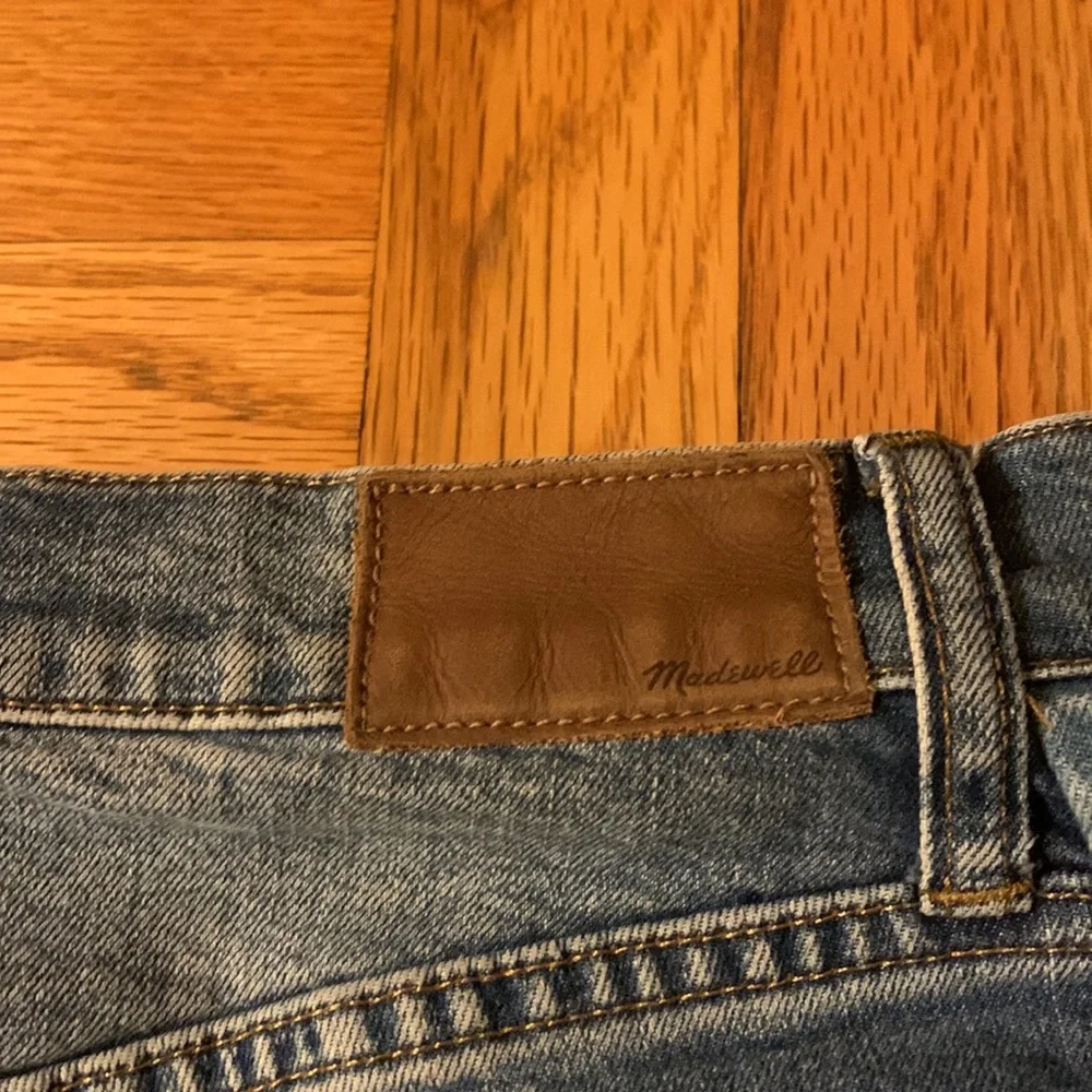 Madewell Cruiser Straight Crop Jeans: Pieced Edition Size 28 - Picture 10 of 11